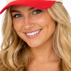 C.C Mommin Letter Two Tone Trucker Cap